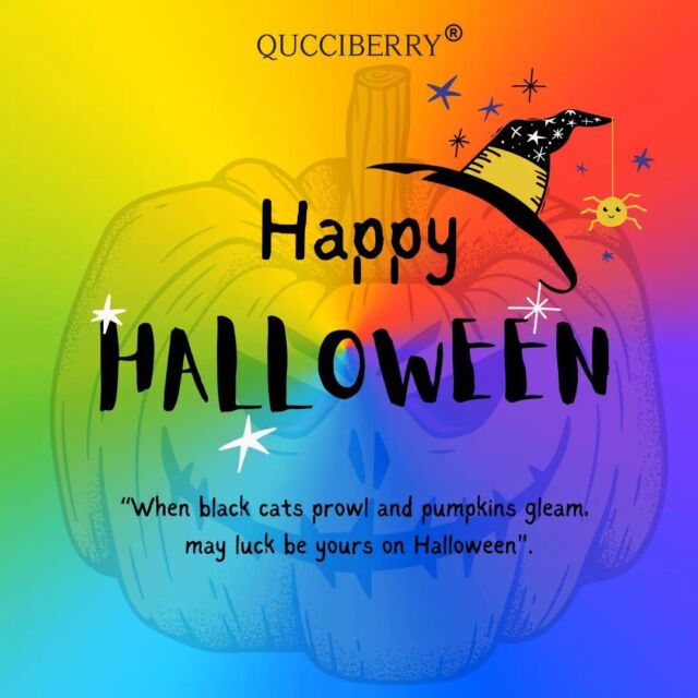 “When black cats prowl and pumpkins gleam, May luck be yours on Halloween.”

.
.
.

.
.
.

.
.
.
#halloween #2022 #rainbowhalloween  #pride #pumpkincarving #america #QUCCIBERRY 
#spooky #autumn